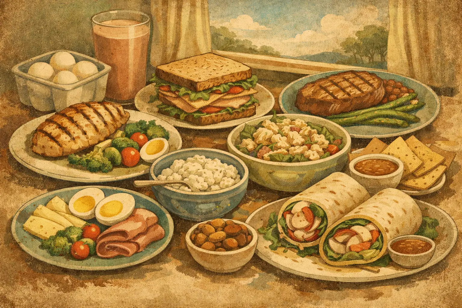 12 Easy High Protein Lunch Ideas